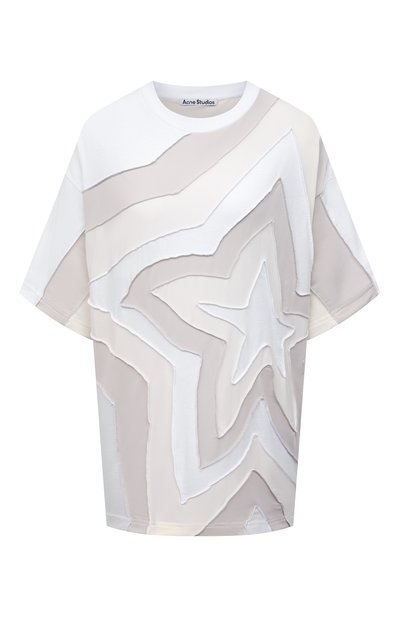 Женская хлопковая футболка ACNE STUDIOS, арт. AL0206
