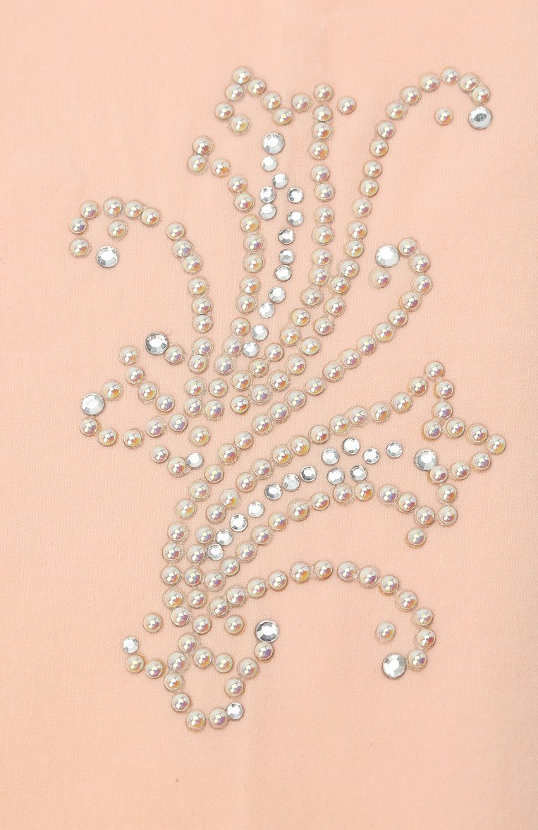 Детские колготки party collection YULA бежевого цвета, арт. YU-65 | Фото 2 (Материал: Текстиль, Синтетический материал; Нос: Не проставлено)