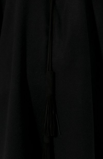 Кашемировое пончо SAINT LAURENT черного цвета по цене 287000 руб., арт. 613060/3YB35, фото 5 Кашемировое пончо SAINT LAURENT, арт. 613060/3YB35, фото 5
