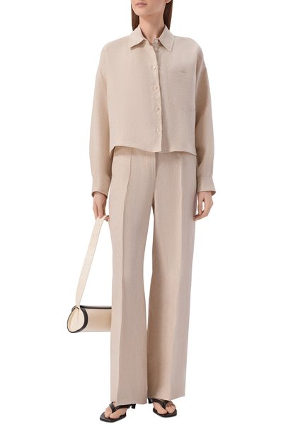 Льняные брюки WEEKEND MAX MARA, арт. WKDMALIZIA, фото 2