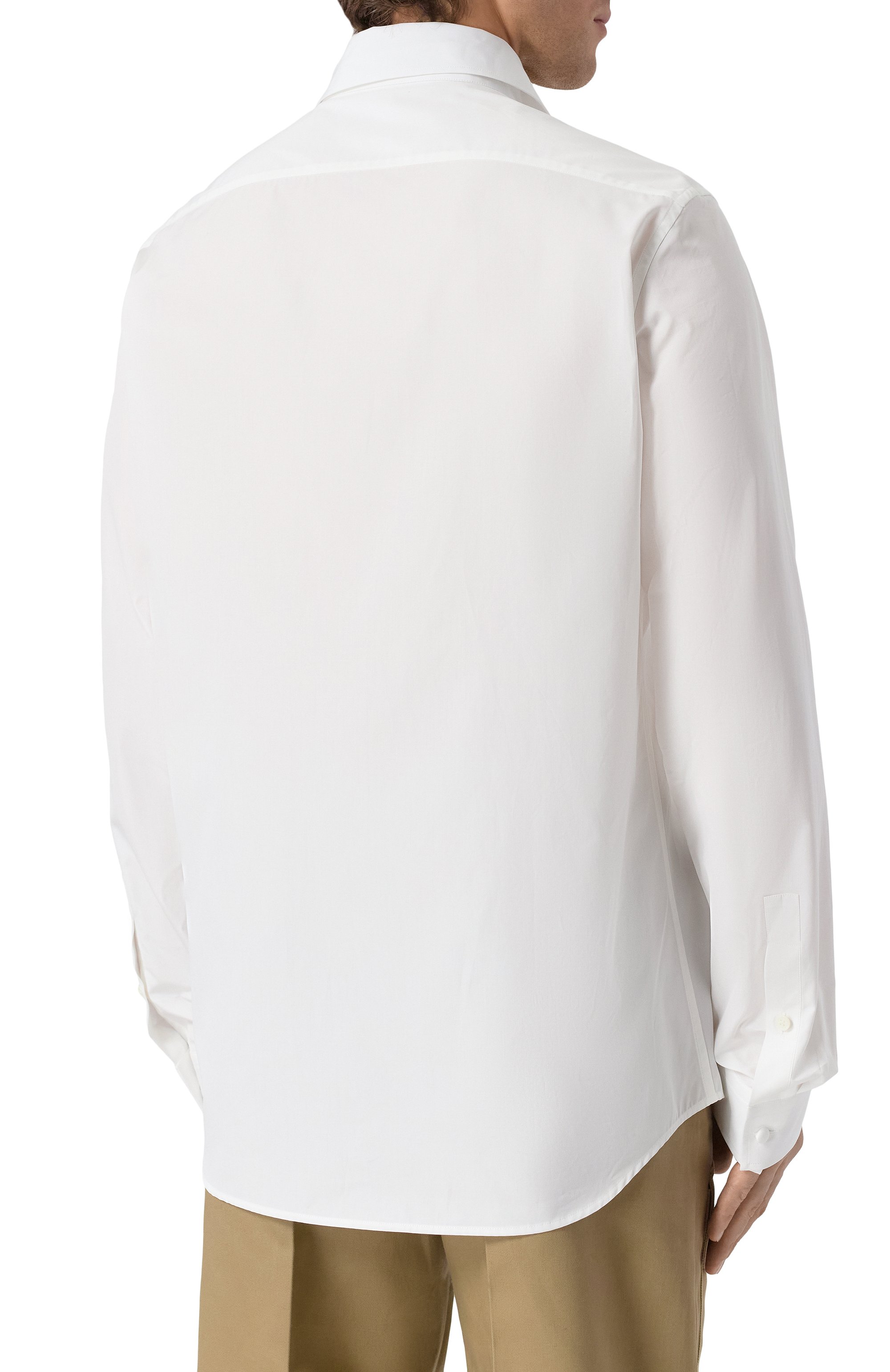 Хлопковая рубашка BALMAIN, арт. FH1HS480/CE48, фото 4