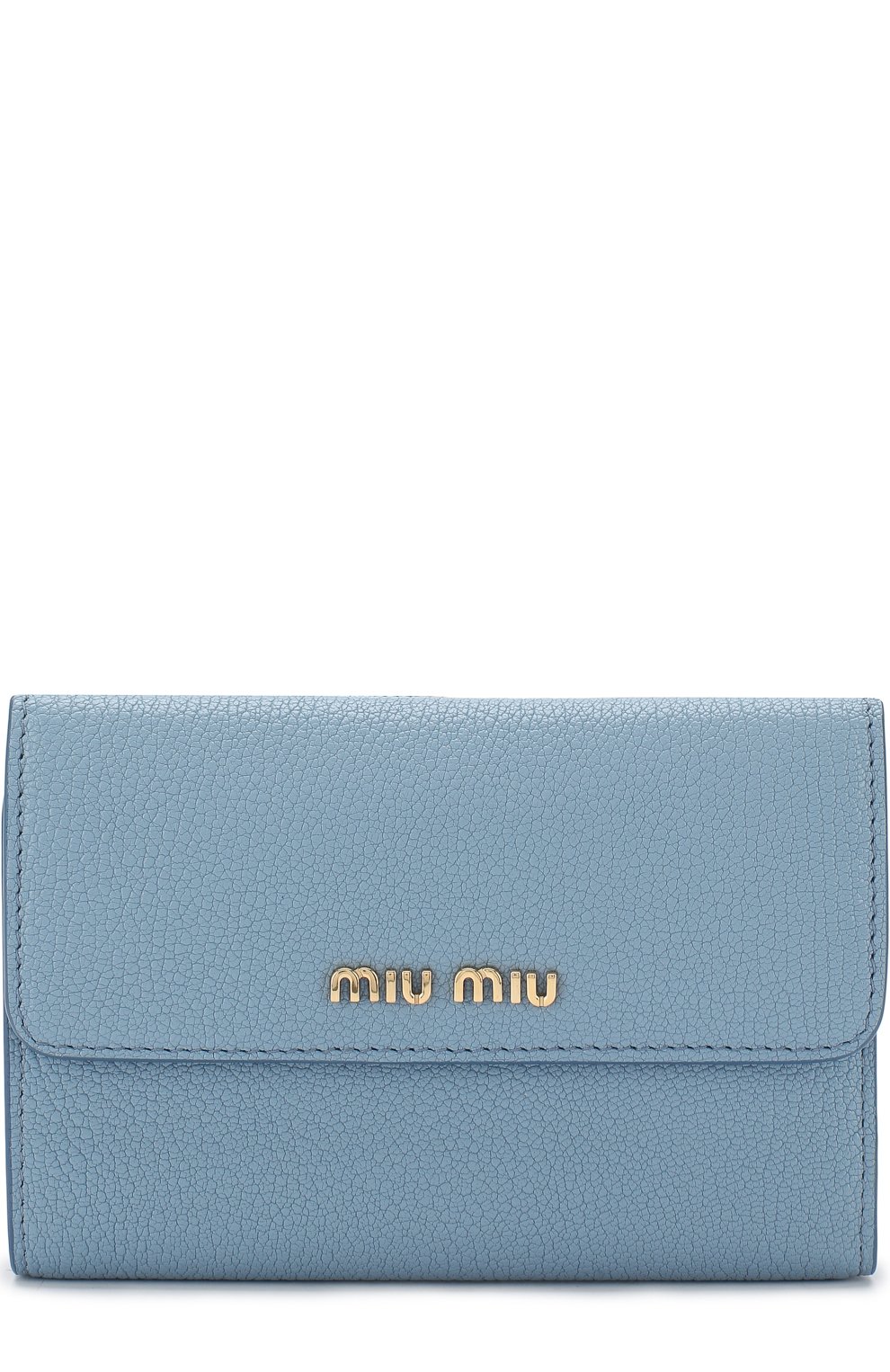 Кожаный кошелек с клапаном MIU MIU, арт. 5ML014-2BJI-F0386, фото 1