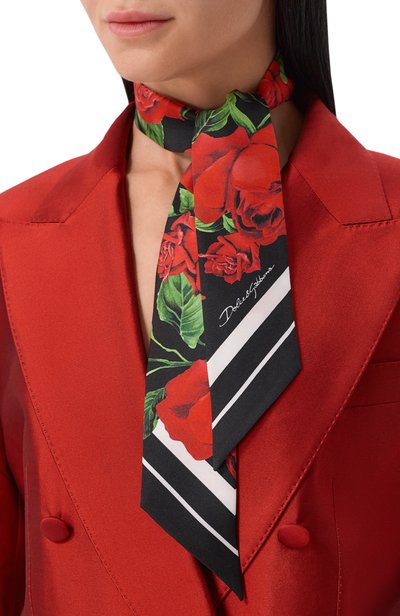 Женский шелковый шарф-твилли DOLCE & GABBANA, арт. FS215A/GDDW2