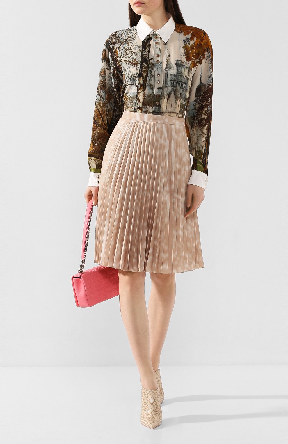 Шелковая рубашка BURBERRY, арт. 8024231, фото 2