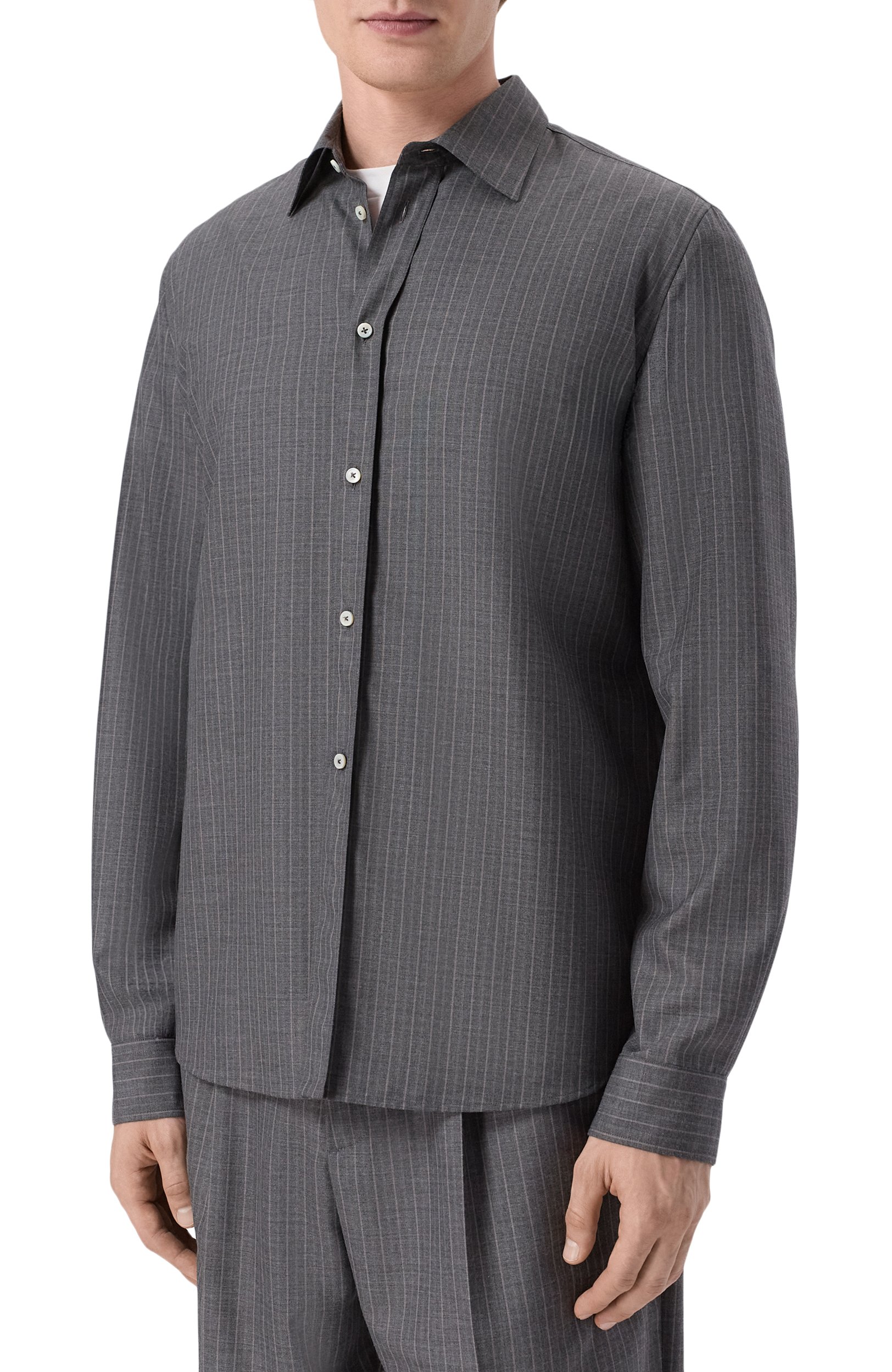 Шерстяная рубашка JIL SANDER, арт. J22DL0401/J40336, фото 3