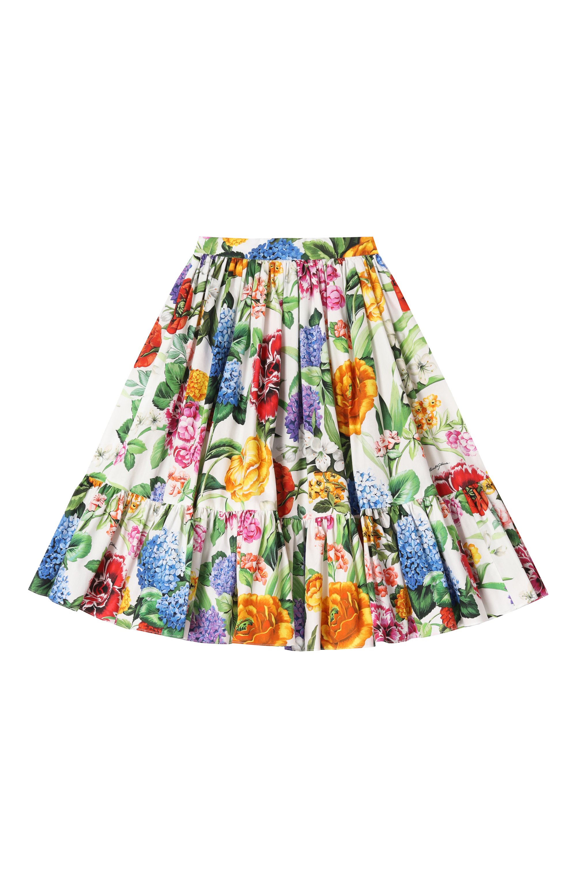 Хлопковая юбка DOLCE & GABBANA, арт. L55I53/HS5S5/8-14, фото 2