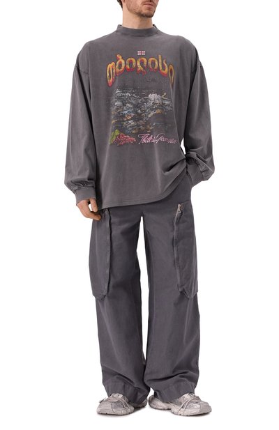 Хлопковый лонгслив BALENCIAGA, арт. 819022/TRVQ7, фото 2