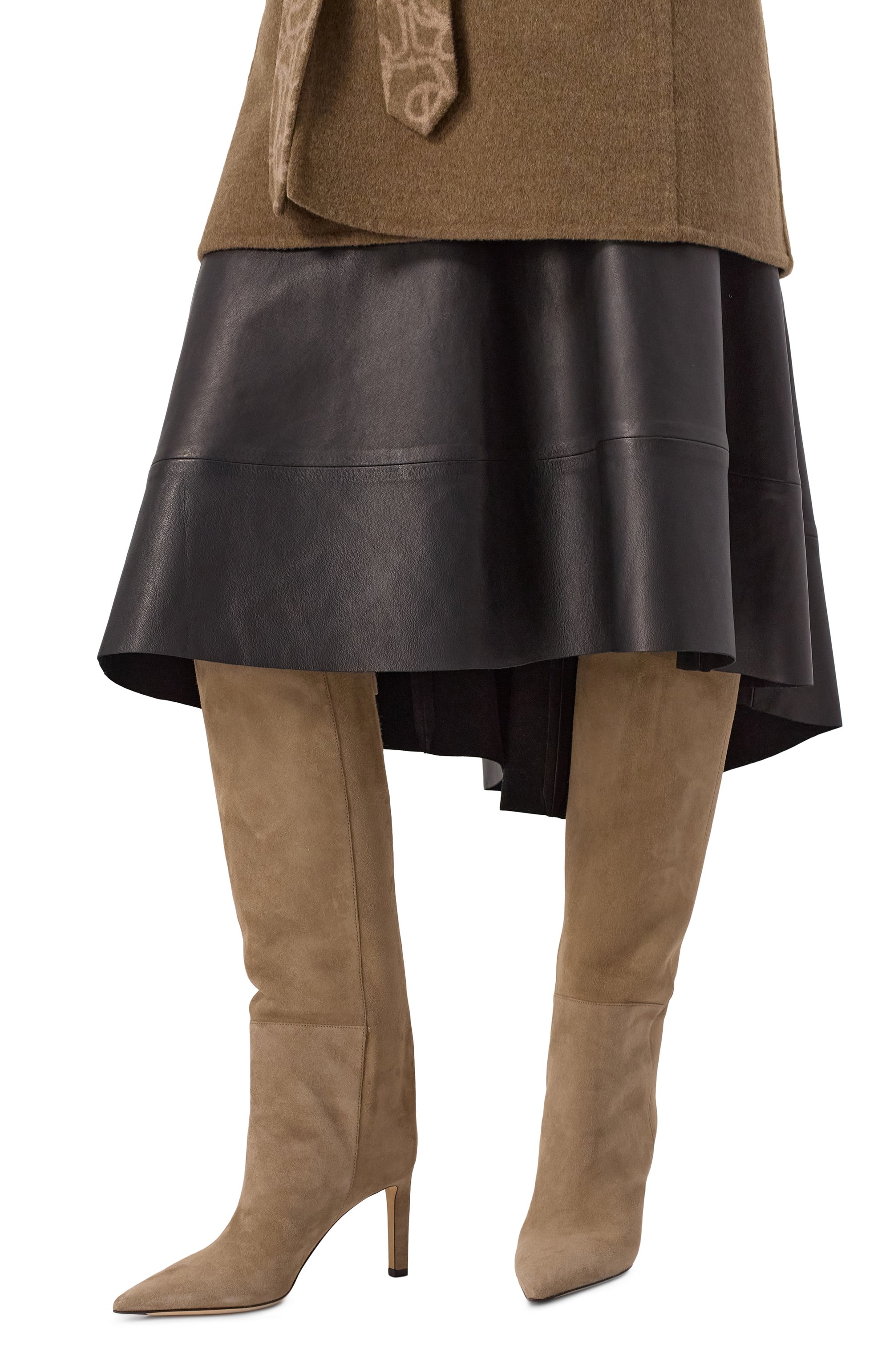 Замшевые сапоги alizze 85 JIMMY CHOO, арт. F_AL.EA/IZ/ZE KB 85/SUE, фото 3