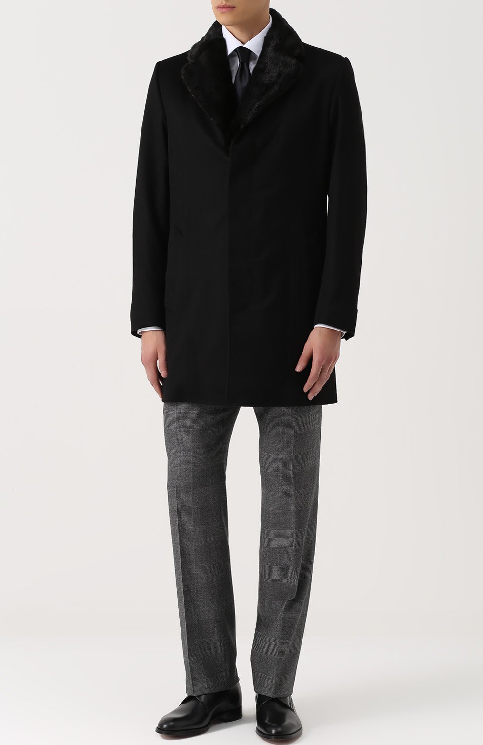 Кашемировое пальто с отделкой из норки ZILLI, арт. A0CINE-03001/00LI, фото 2