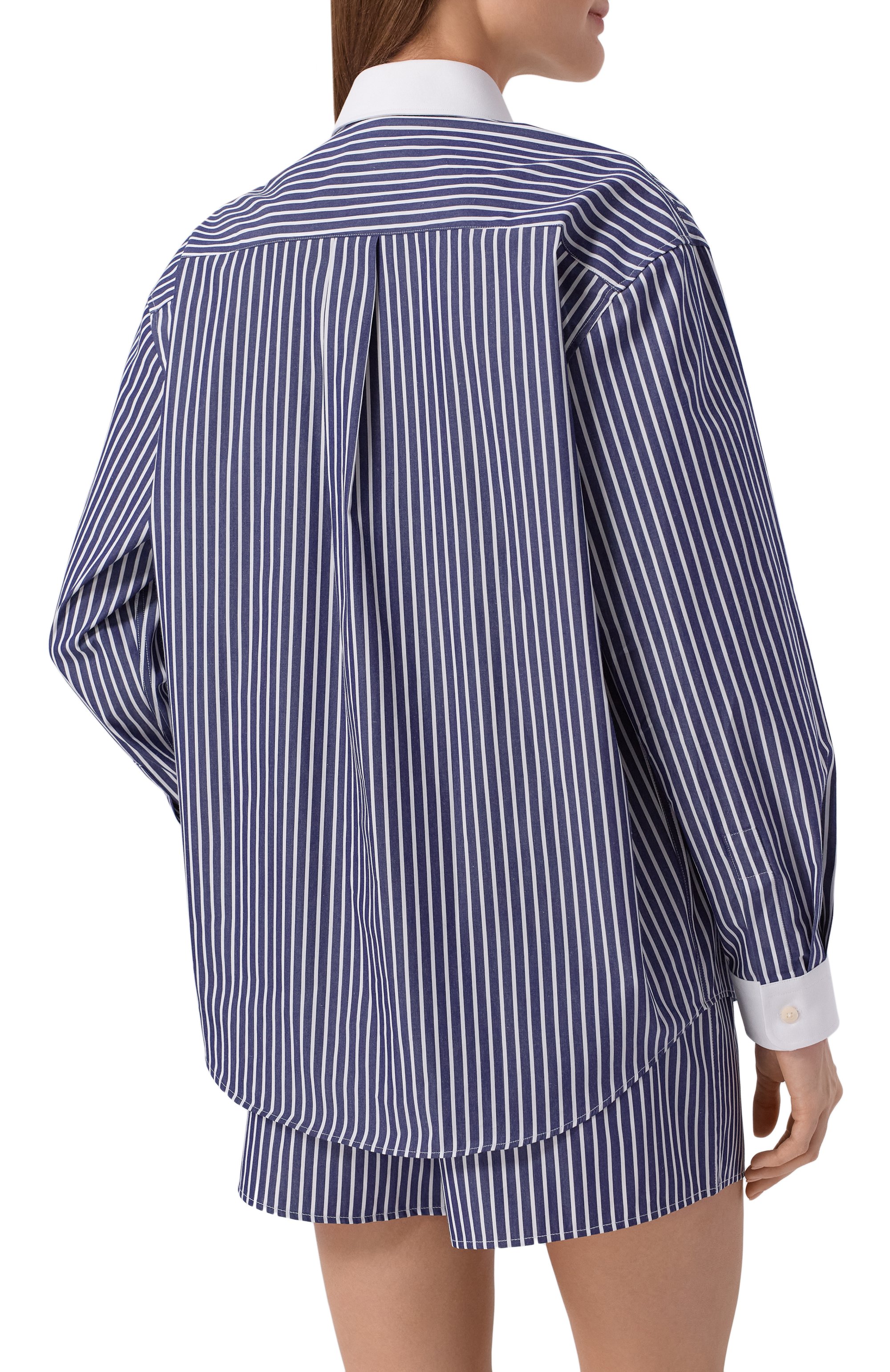 Хлопковая рубашка SPORTY AND RICH, арт. SI01962231ST02, фото 4