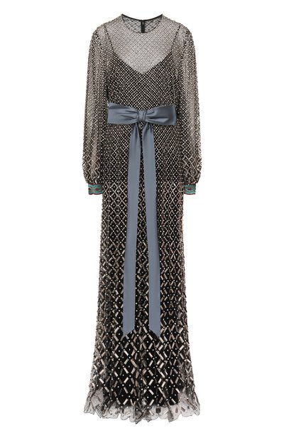 Женское шелковое платье VALENTINO, арт. 9B3VDLW4/1ED