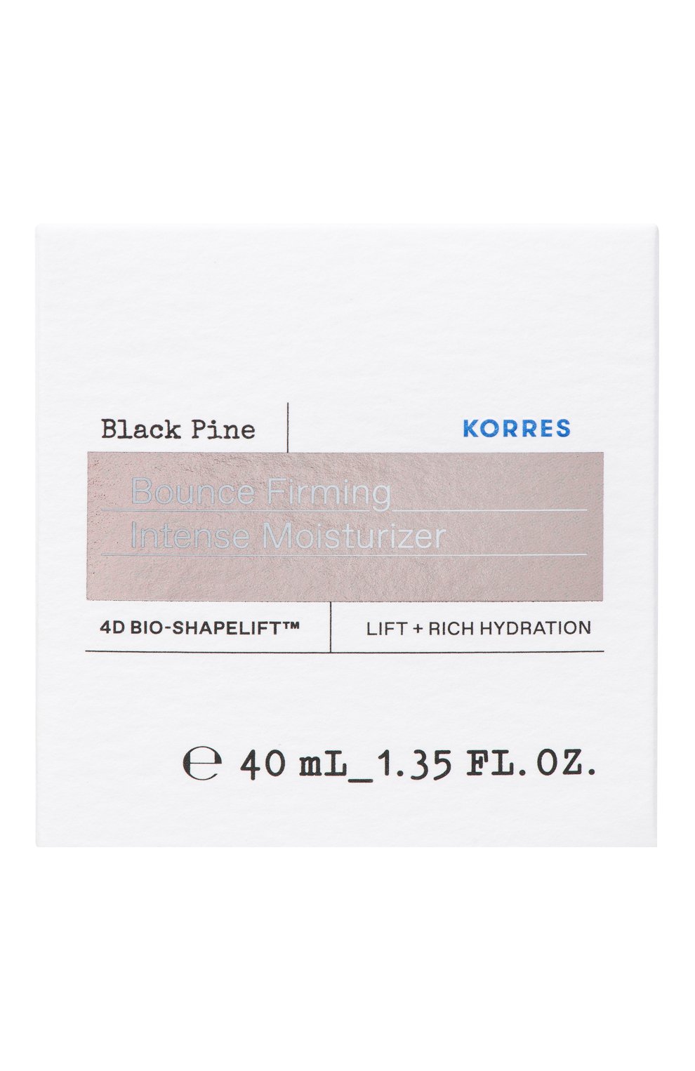 Увлажняющий крем для сухой кожи black pine (40ml) KORRES, арт. 5203069098215, фото 3
