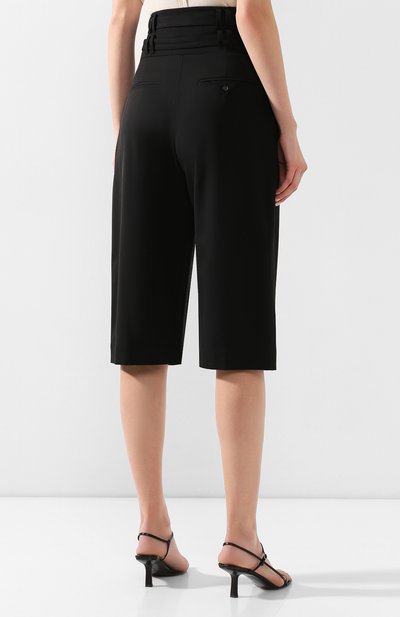 Шерстяные кюлоты PROENZA SCHOULER черного цвета по цене 61550 руб., арт. R2016004-AW071, фото 4 Шерстяные кюлоты PROENZA SCHOULER, арт. R2016004-AW071, фото 4