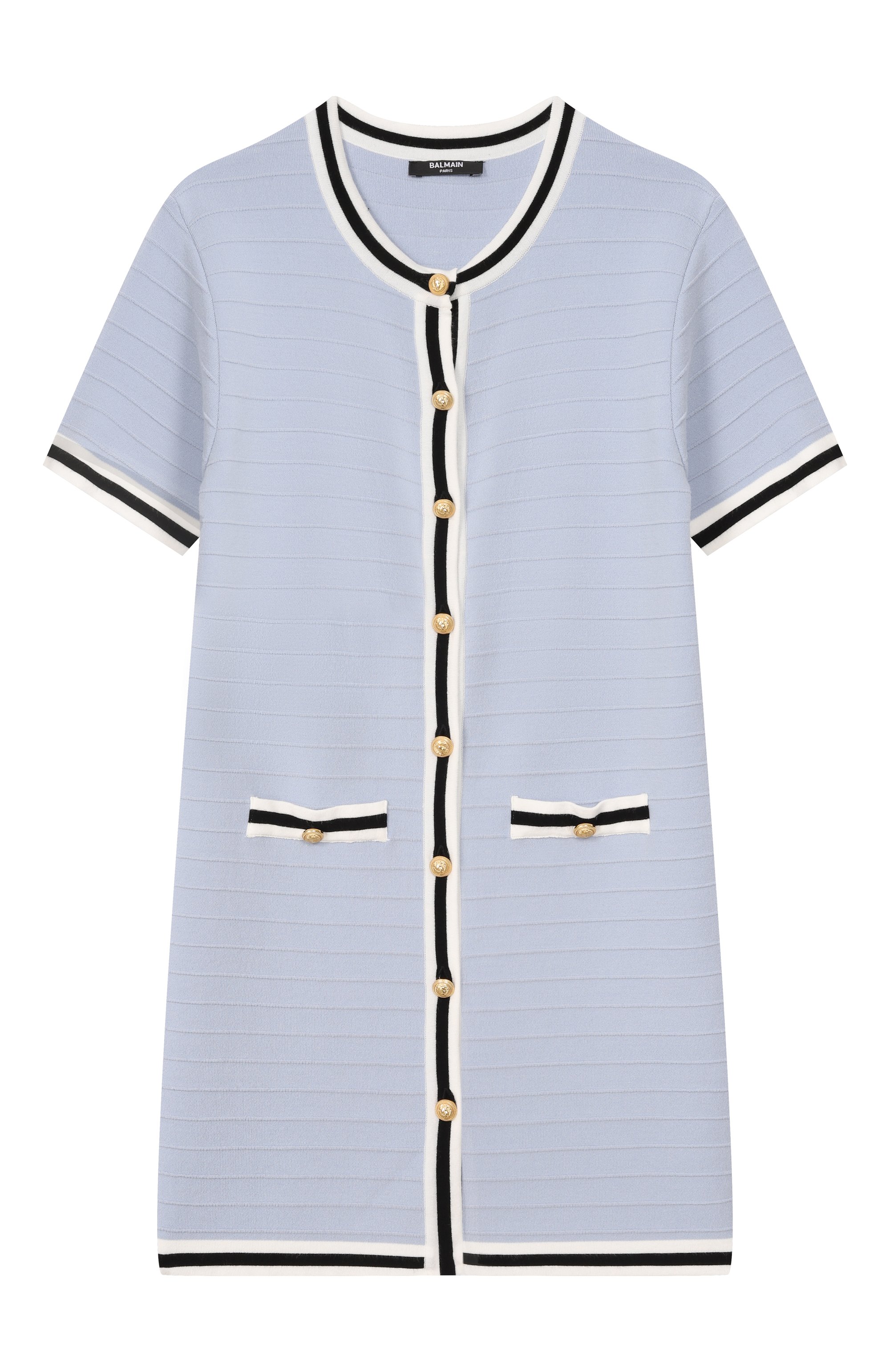 Платье из вискозы BALMAIN, арт. BY1C61, фото 1