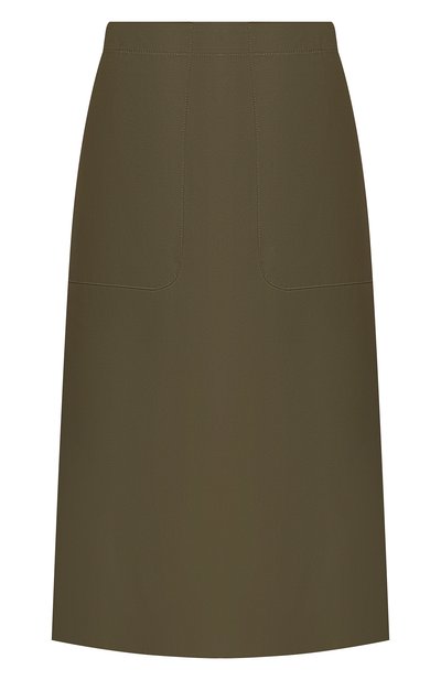 Женская хлопковая юбка JIL SANDER NAVY, арт. JNWM3503A/JM2434