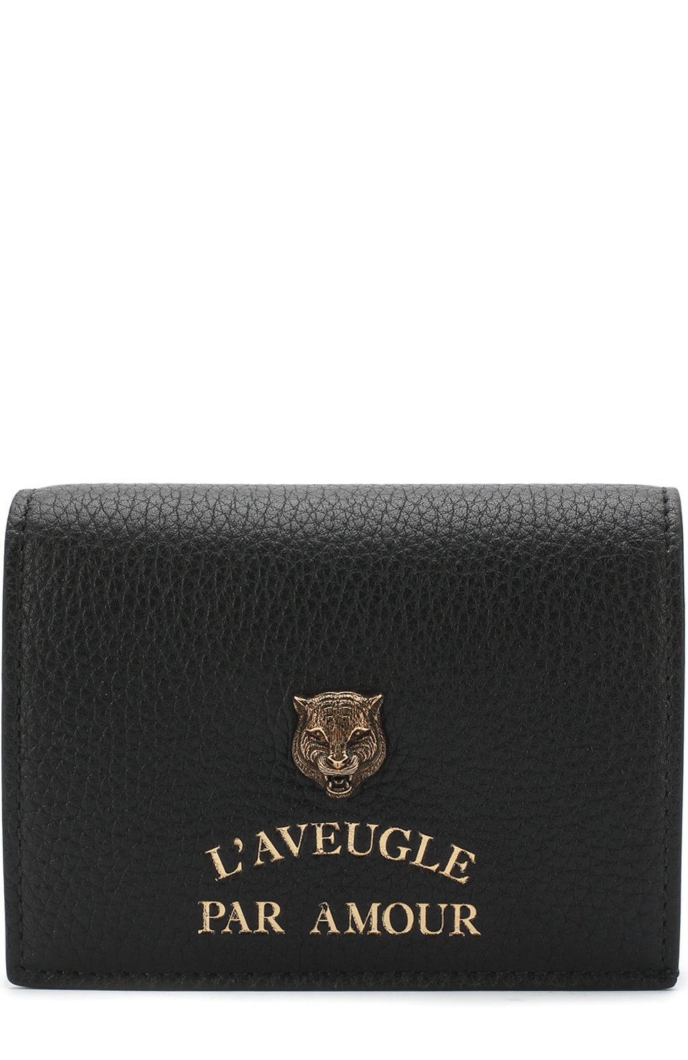 Кожаный футляр для кредитных карт animalier GUCCI, арт. 453169/A7M0T, фото 1