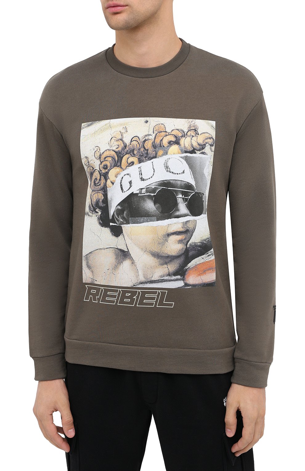 Хлопковый свитшот DIEGO VENTURINO, арт. FW20-DV FLG IRP, фото 3