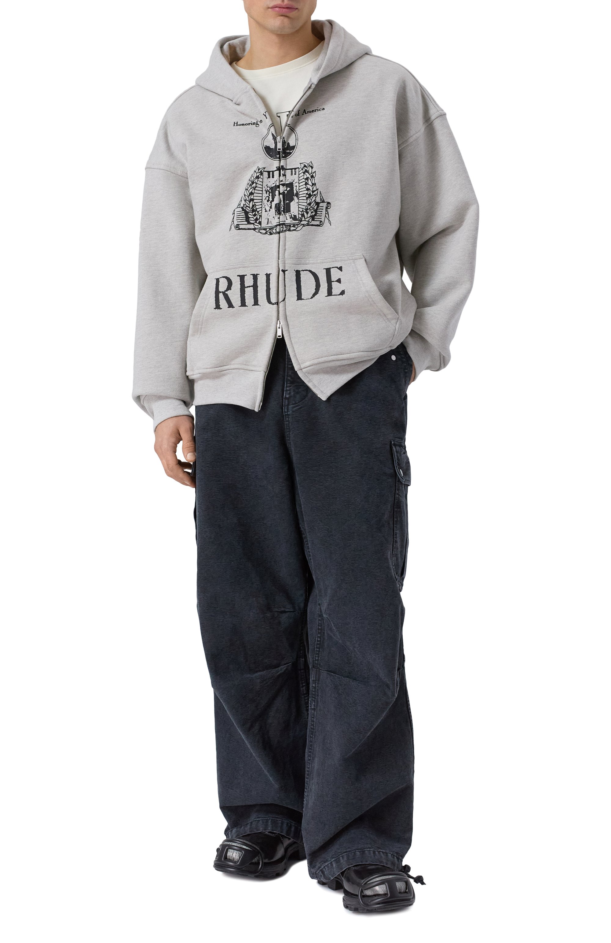 Хлопковая толстовка RHUDE, арт. RHFW25H002829, фото 2