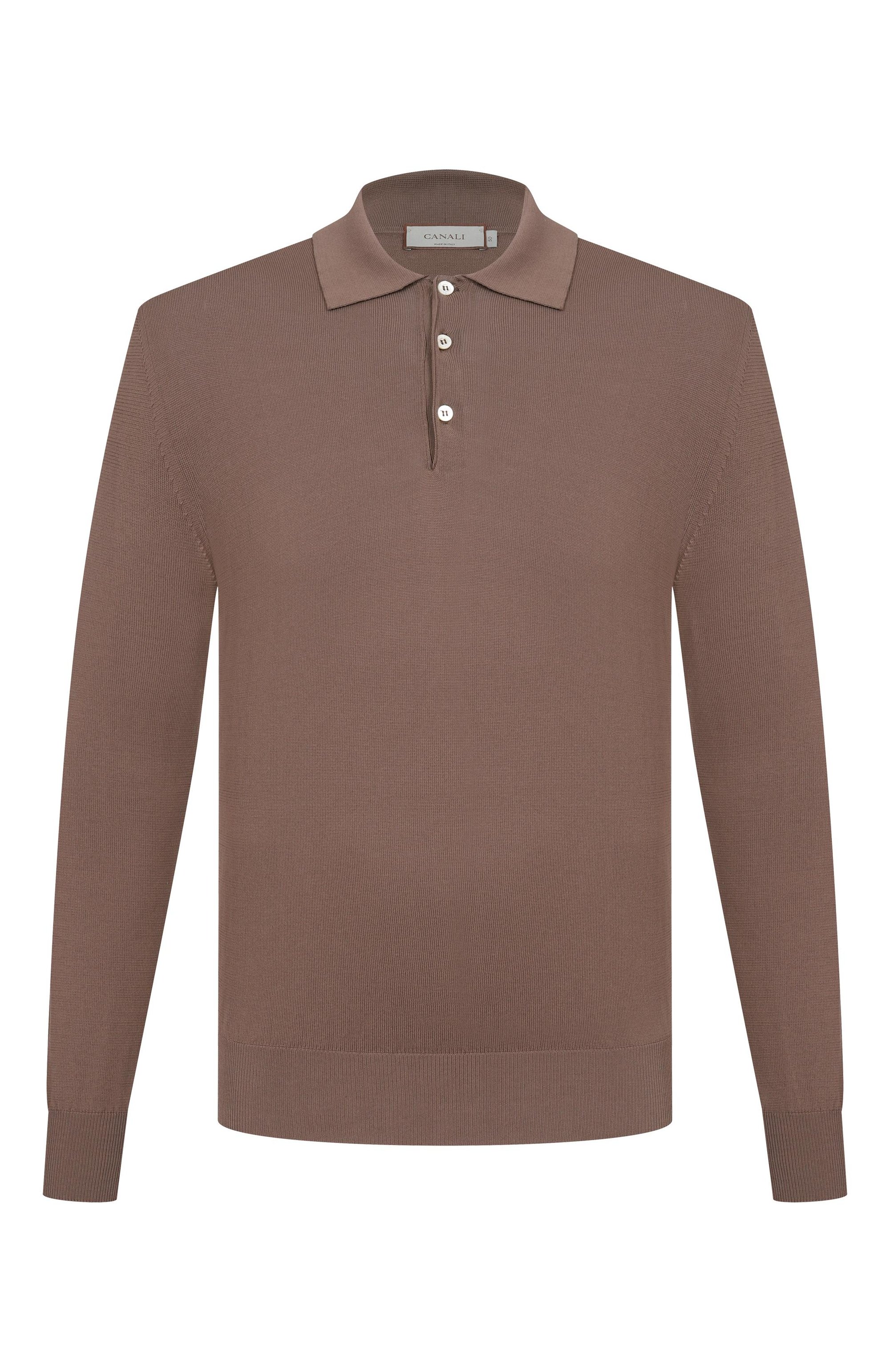 Хлопковое поло CANALI, арт. C0017B/MK02459, фото 1