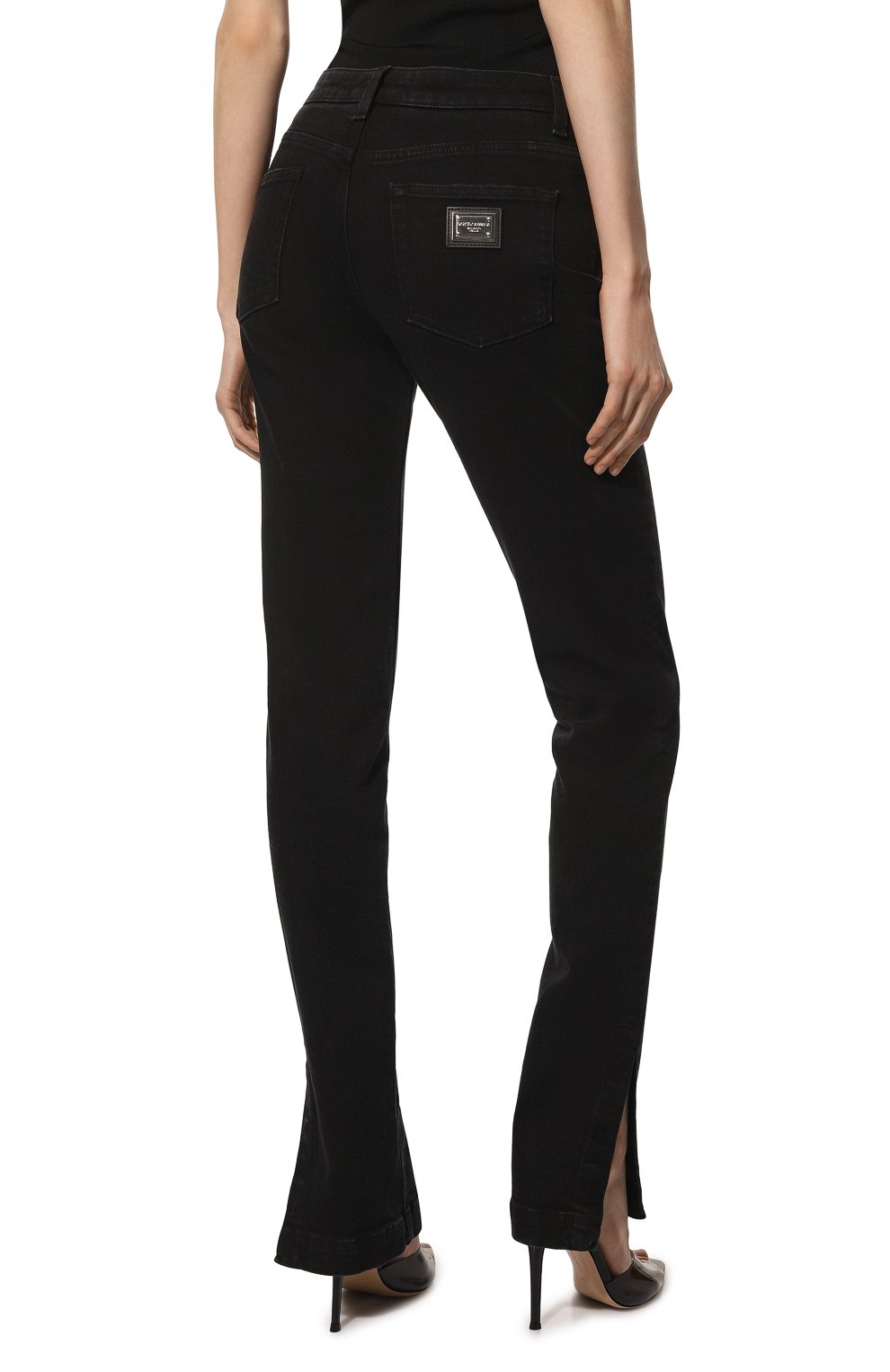 Джинсы DOLCE & GABBANA черного цвета по цене 66000 руб., арт. FTC0WD/G8GZ4, фото 4 Джинсы DOLCE & GABBANA, арт. FTC0WD/G8GZ4, фото 4