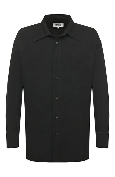 Рубашка из шерсти и вискозы MM6, арт. S52DL0228/S60351, фото 1