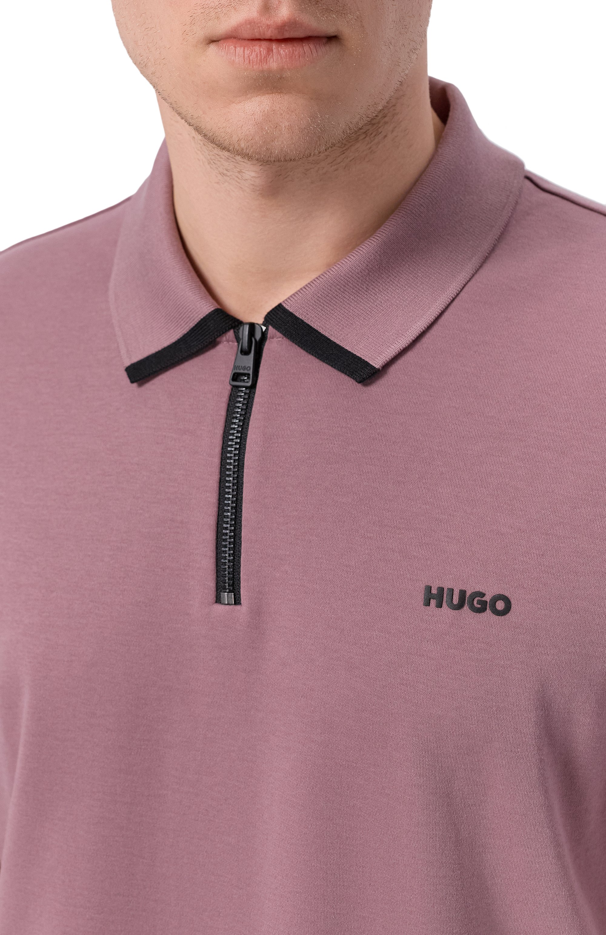 Хлопковое поло HUGO, арт. 50511721, фото 5