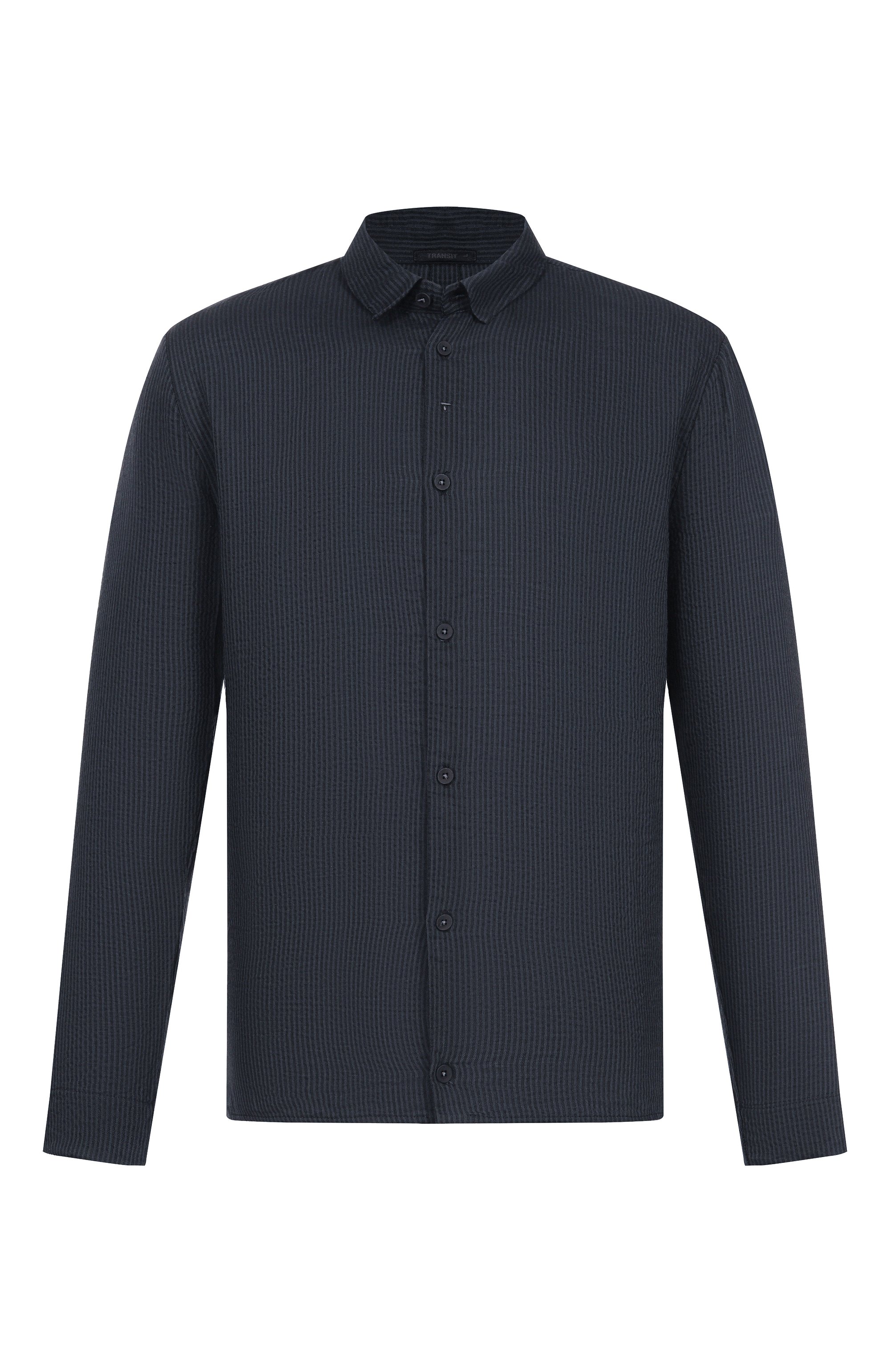 Рубашка из хлопка и льна TRANSIT, арт. CFUTRCW320, фото 1