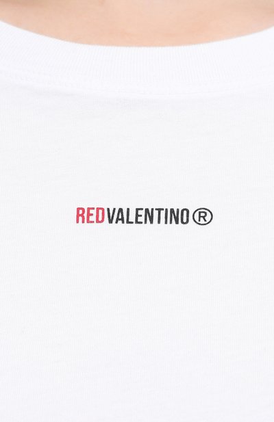 Хлопковая футболка REDVALENTINO, арт. VR3MG08P/5QF, фото 5