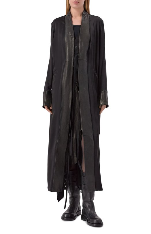 Пальто Ann Demeulemeester B0013583/FA647 Чёрный  B0013583/FA647 Фото 3