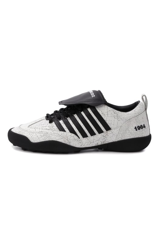 Кожаные кеды Soccer Dsquared2 SNW0304/43108439 Серый  SNW0304/43108439 Фото 4