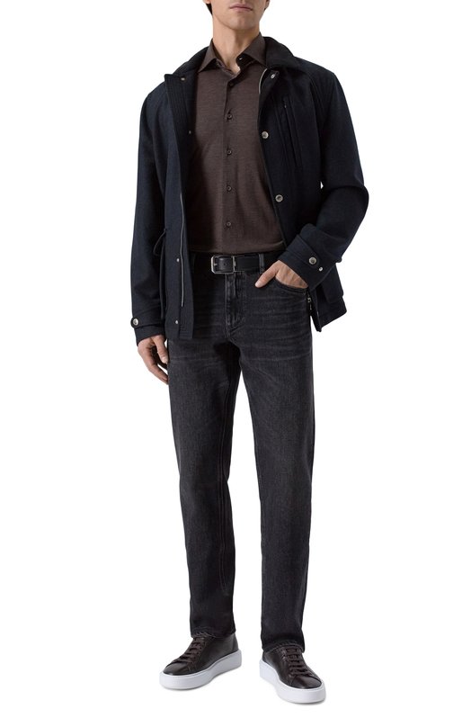 Кашемировая рубашка MVST MAN SHIRT L/S/15804 Коричневый  MAN SHIRT L/S/15804 Фото 2