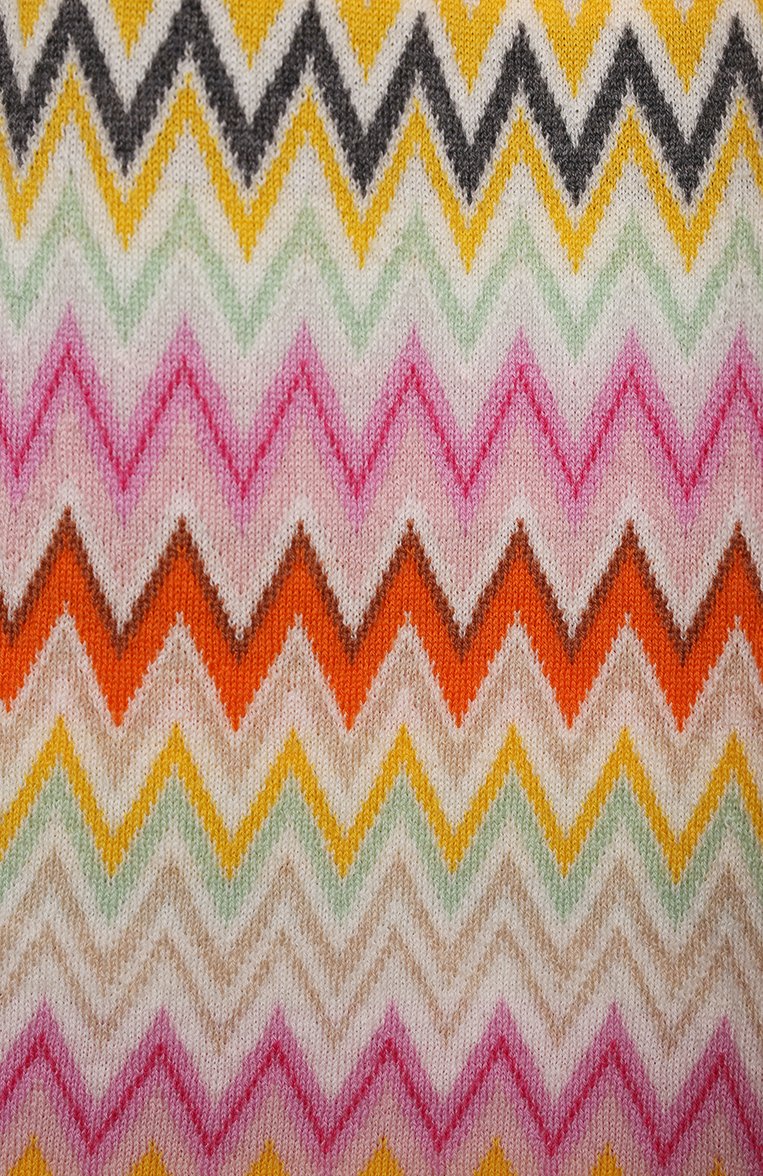 Детские шерстяные брюки MISSONI разноцветного цвета, арт. MV6B10/W0028/6-10 | Фото 3 (Случай: Повседневный; Нос: Не проставлено; Материал внешний: Шерсть; Ростовка одежда: 6 лет | 116 см, 8 лет | 128 см, 10 - 11 лет | 140 - 146см)