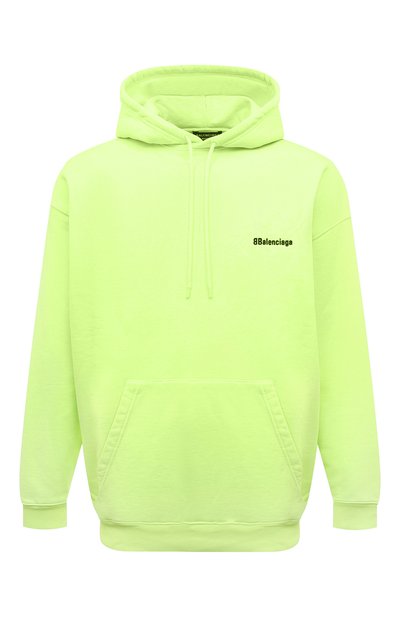 Мужской хлопковое худи BALENCIAGA, арт. 570811/TKVB5
