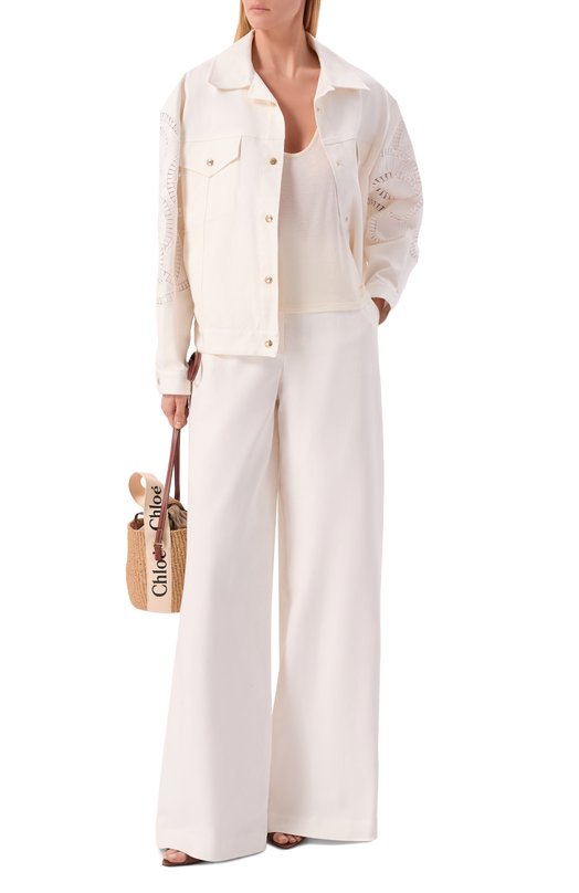 Брюки Elie Saab P0174/P0021 Белый  P0174/P0021 Фото 2