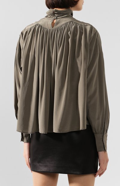 Шелковая блузка ISABEL MARANT, арт. BS0020-19H027I/CECILIE, фото 4