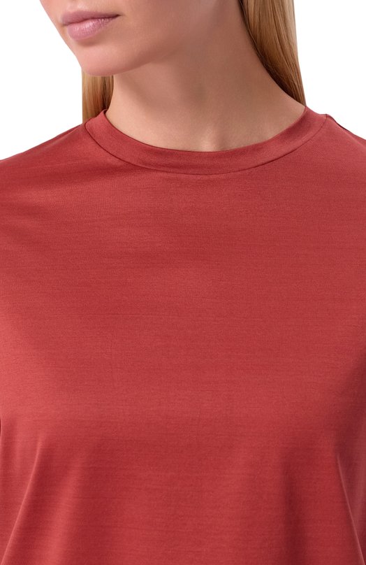 Хлопковая футболка Gran Sasso 60203/74000 Красный  60203/74000 Фото 5