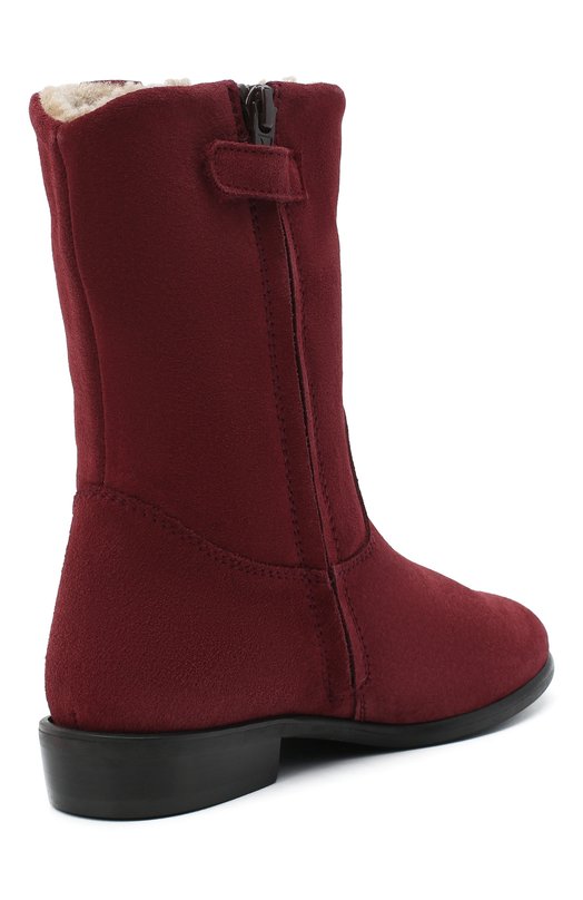 Замшевые сапоги Beberlis Бордовый, фото 3
