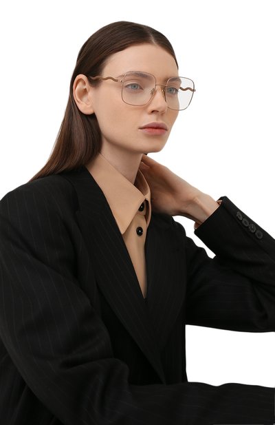 Оправа CHLOÉ бежевого цвета по цене 28000 руб., арт. CH0056 002, фото 2 Оправа CHLOÉ, арт. CH0056 002, фото 2