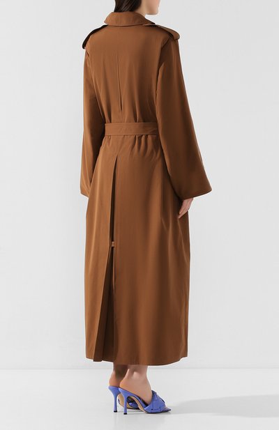 Тренч из смеси хлопка и вискозы BOTTEGA VENETA, арт. 609119/VK0N0, фото 4