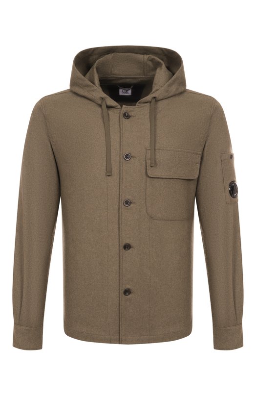 Шерстяная рубашка C.P. Company 19CM0S272A110498A Хаки 19CM0S272A110498A