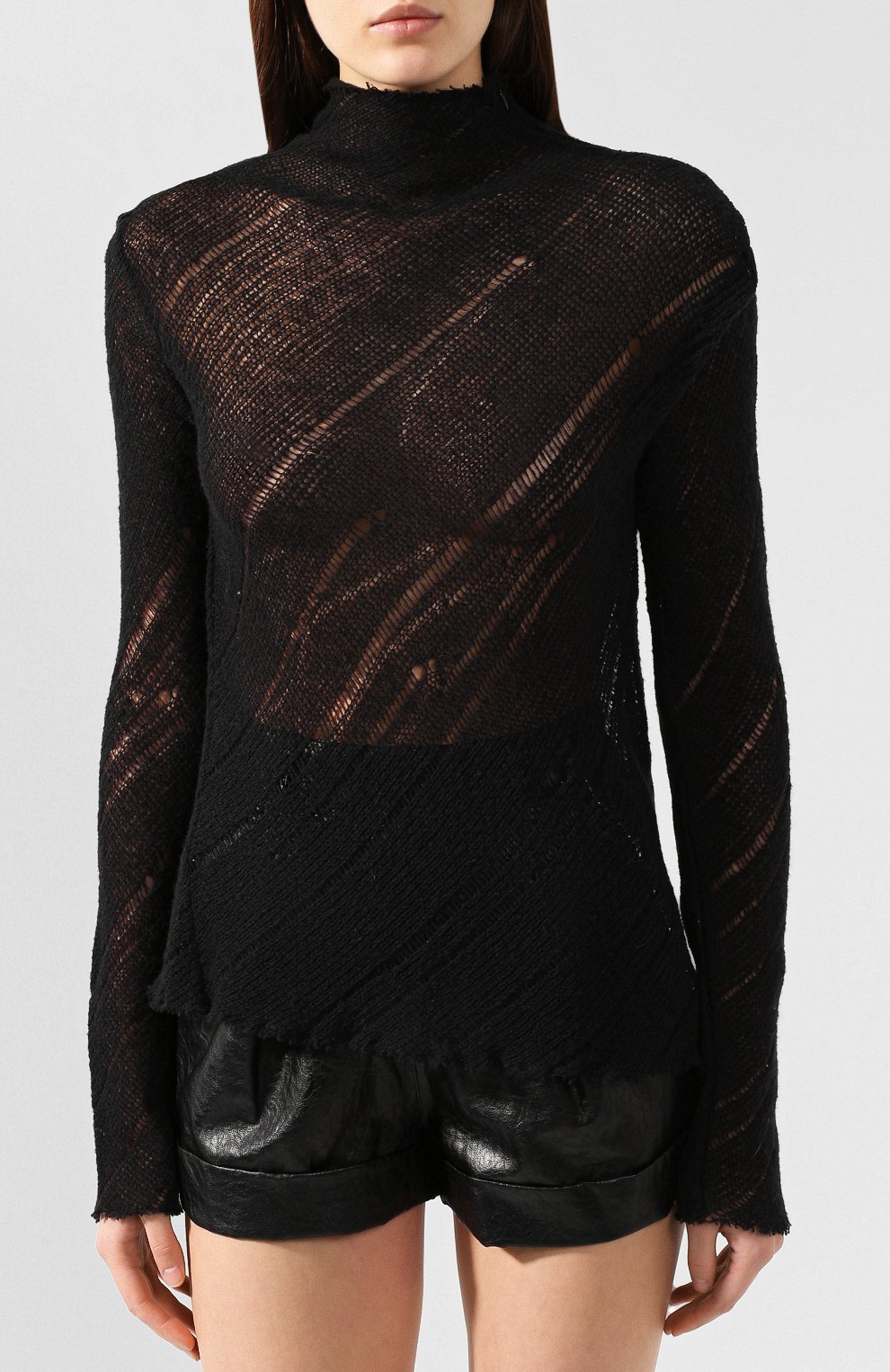 Водолазка PHILOSOPHY DI LORENZO SERAFINI черного цвета по цене 41350 руб., арт. A0901/7102, фото 3 Водолазка PHILOSOPHY DI LORENZO SERAFINI, арт. A0901/7102, фото 3