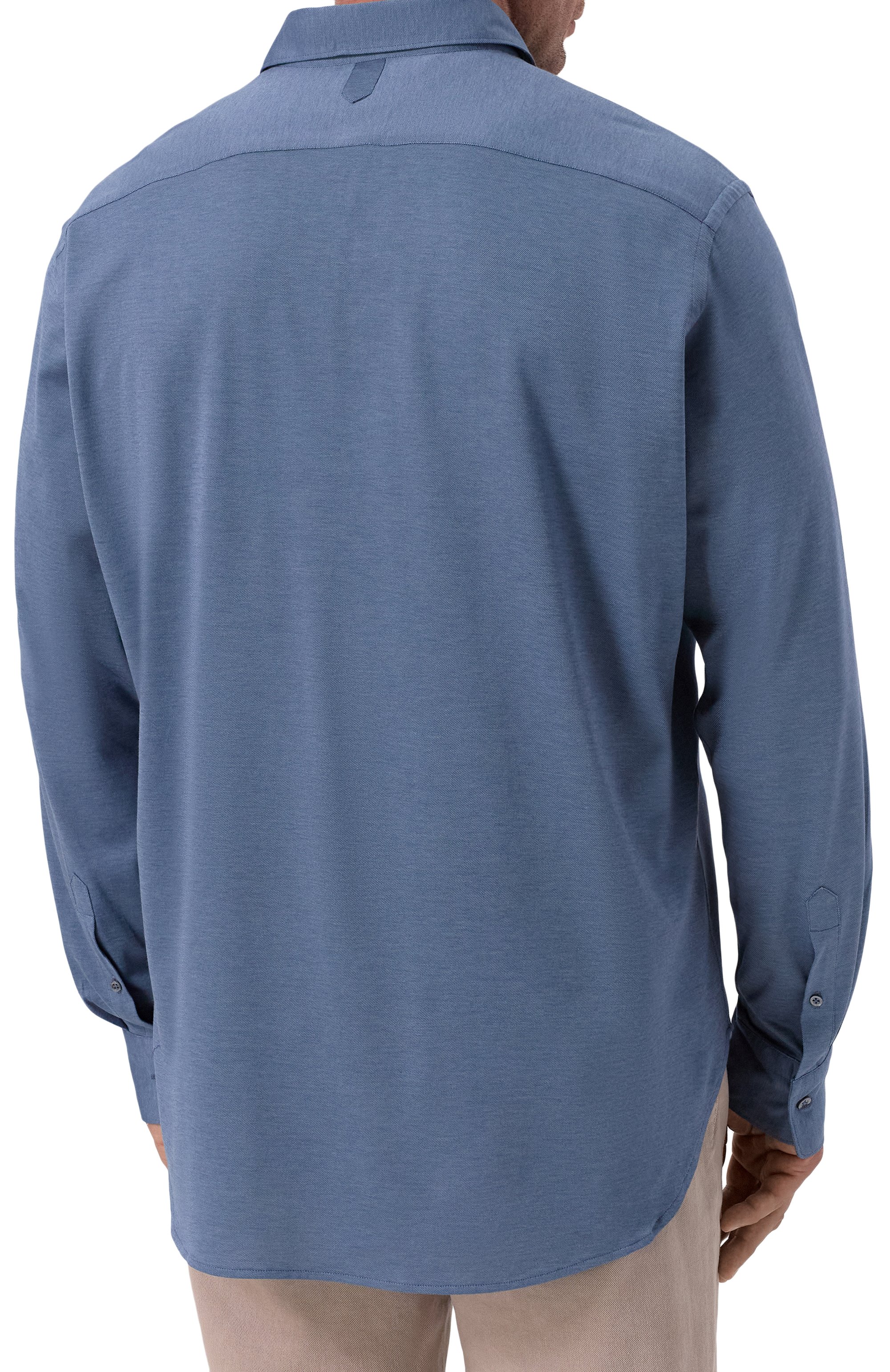 Рубашка из хлопка и лиоцелла CANALI, арт. CSL70B1/GN03485, фото 4