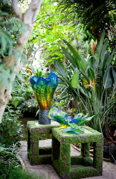Ваза fleur de paon exotique magnum DAUM, арт. 05724-2, фото 4