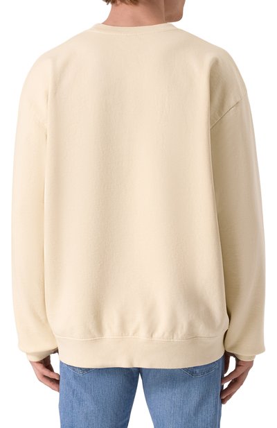 Хлопковый свитшот SPORTY AND RICH кремового цвета по цене 22650 руб., арт. ST071508034CR01, фото 4 Хлопковый свитшот SPORTY AND RICH, арт. ST071508034CR01, фото 4