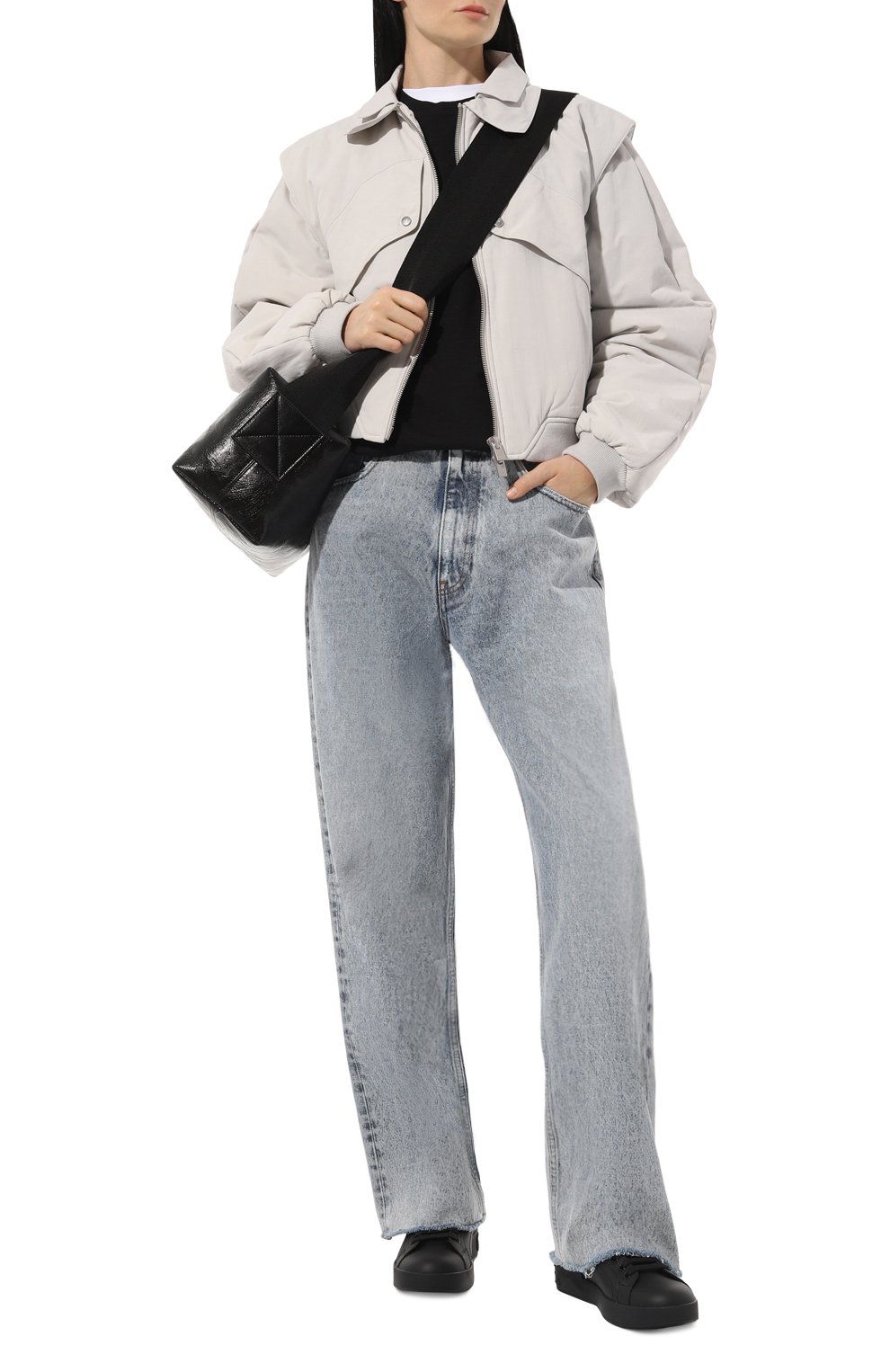 Кожаные кеды portofino DOLCE & GABBANA, арт. CK1544/A1065, фото 2