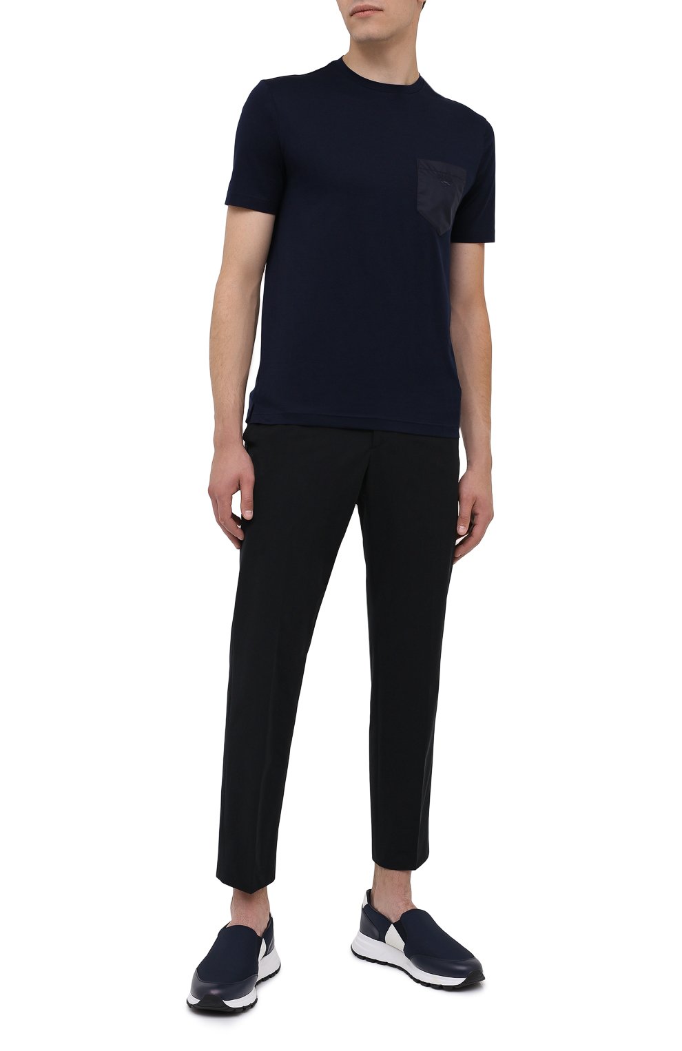 Комбинированные кроссовки PRADA, арт. 4D3516-3L1K-F0Q8A-G000, фото 2