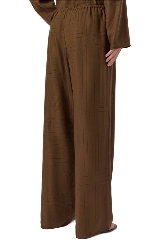 Брюки TOTEME 241-WRB1101-FB0080 Коричневый  241-WRB1101-FB0080 Фото 4