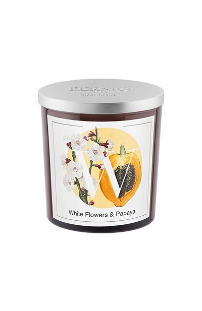 Свеча white flowers &amp; papaya (350g) PERNICI, арт. 8001962085366