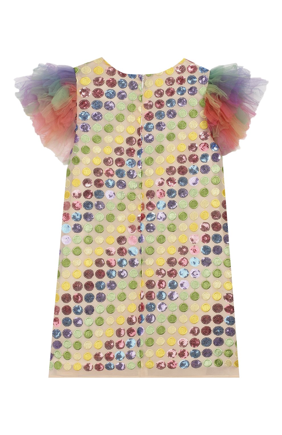 Платье CHARABIA разноцветного цвета по цене 10600 руб., арт. FA55C/3Y-4Y, фото 2 Платье CHARABIA, арт. FA55C/3Y-4Y, фото 2