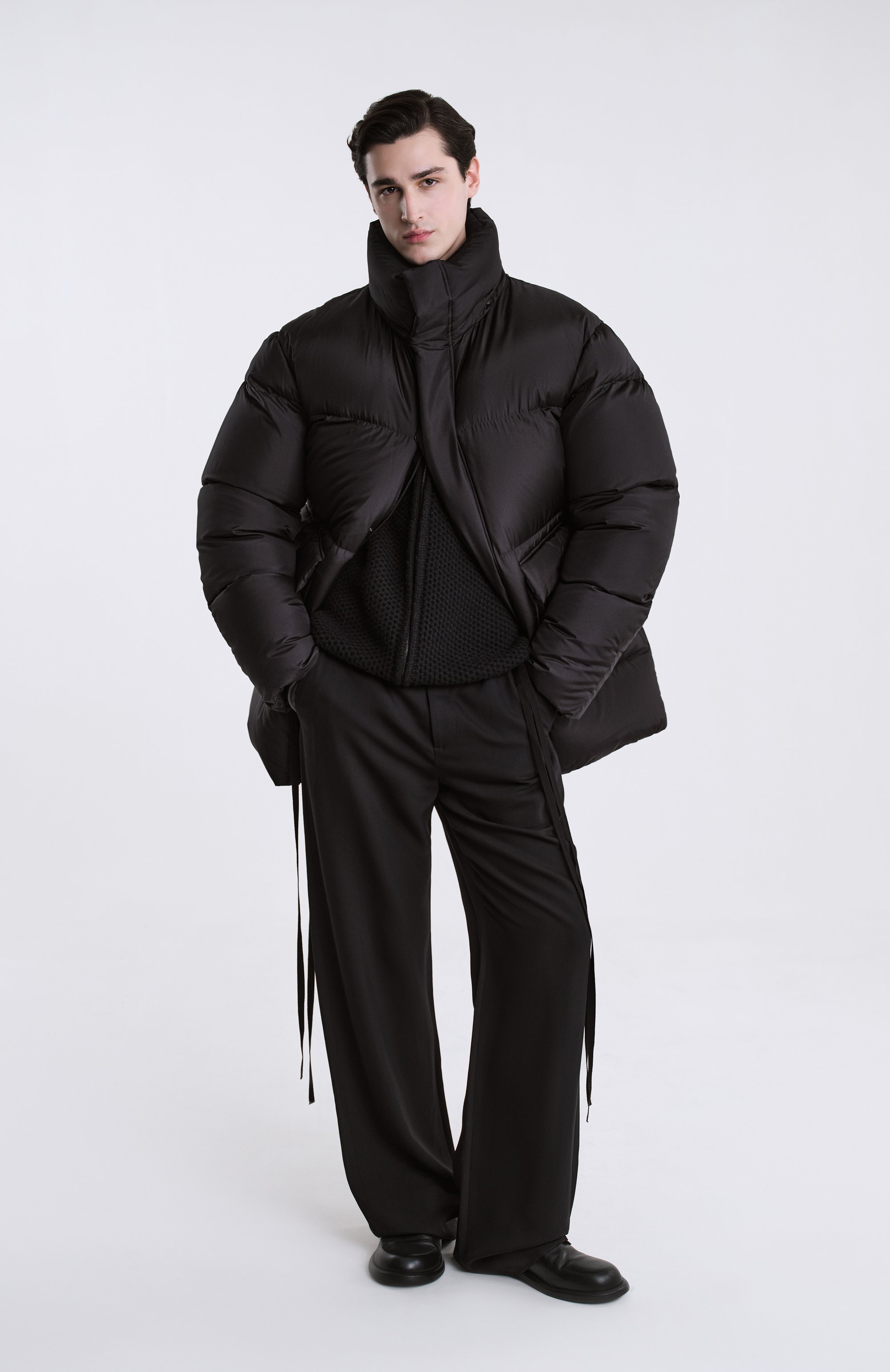 Шелковый пуховик MVST, арт. ICU0002/ZE_SET, фото 10